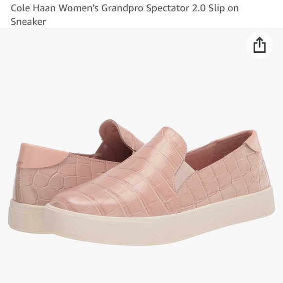 Cole Haan Shoes - Cole Haan, Women Pink Grand Crosscourt Slip-on Loafers Sneakers Shoes US 7.5 B